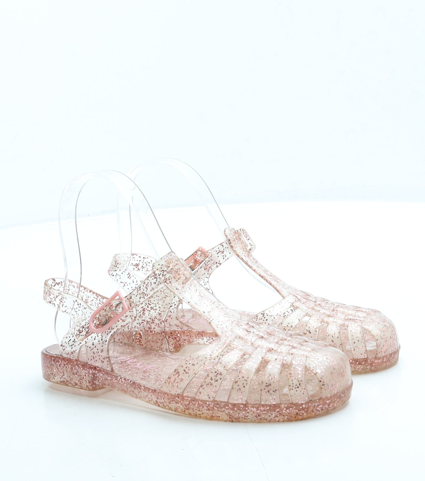 NEXT Girls Pink Rubber Fisherman Sandal UK 1