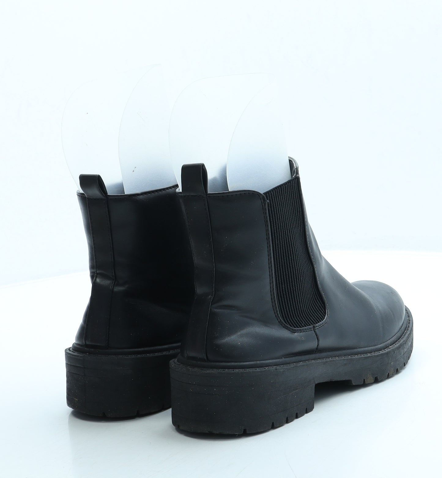 New Look Womens Black Leather Chelsea Boot UK 6 39