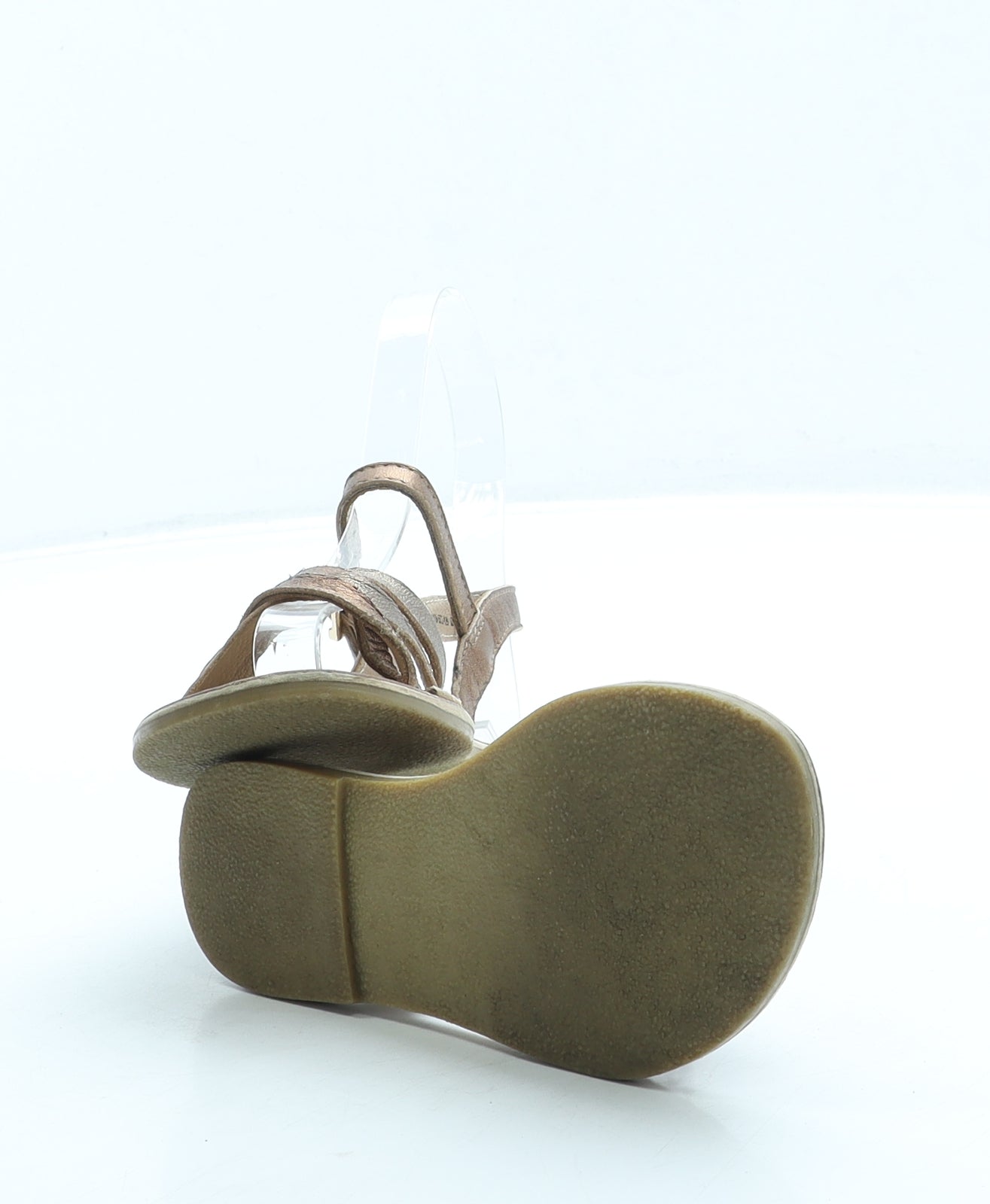 NEXT Girls Brown Leather Strappy Sandal UK 10