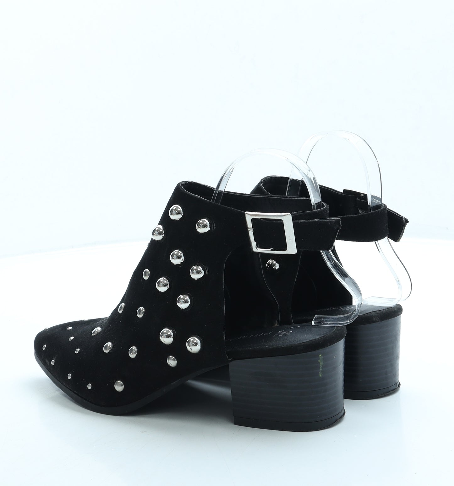 Primark Womens Black Suede Bootie Boot UK 7 40 US 9