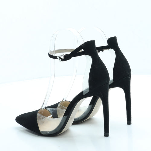 Zara Womens Black Polyester Court Heel UK 3 36