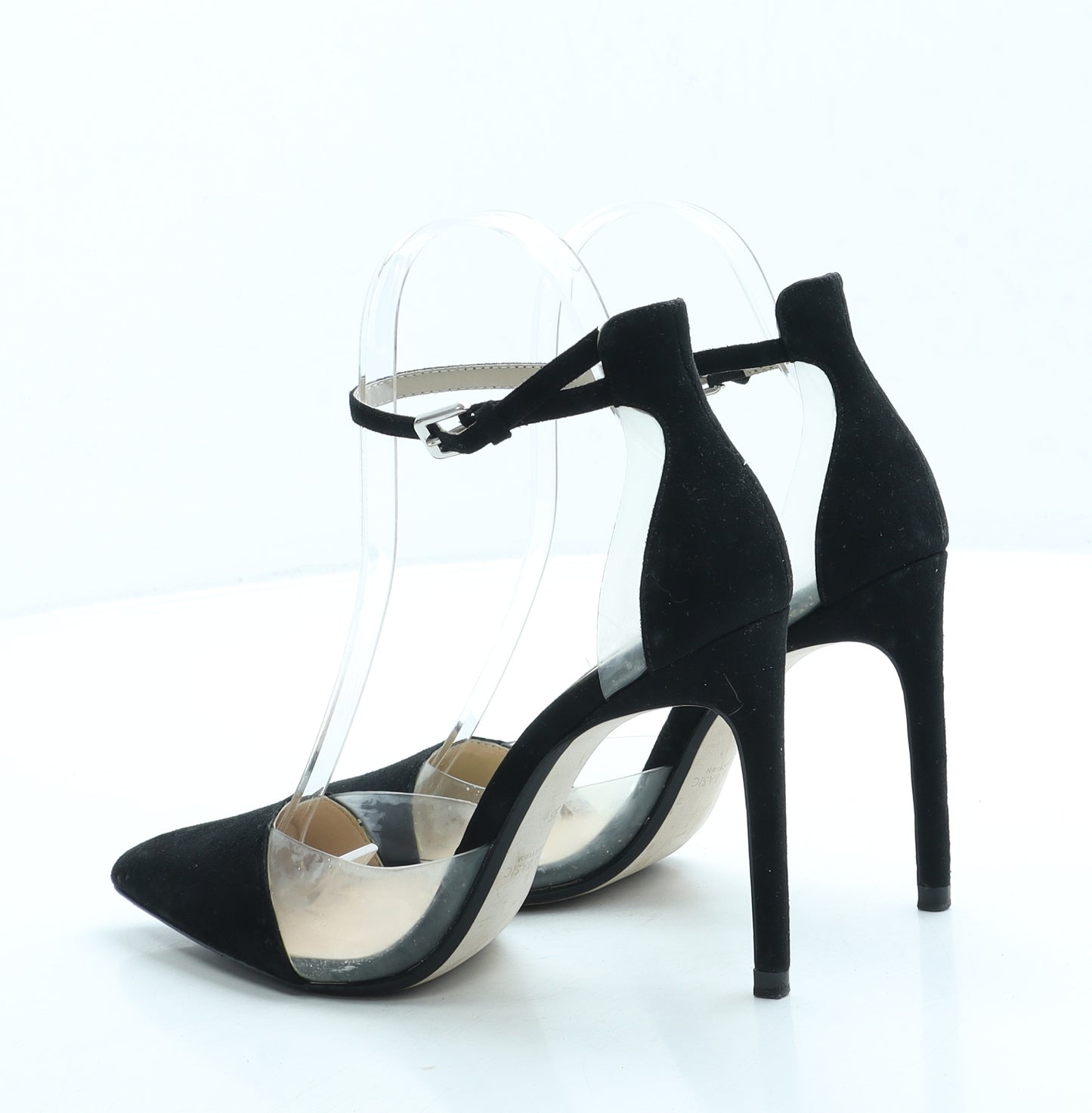 Zara Womens Black Polyester Court Heel UK 3 36