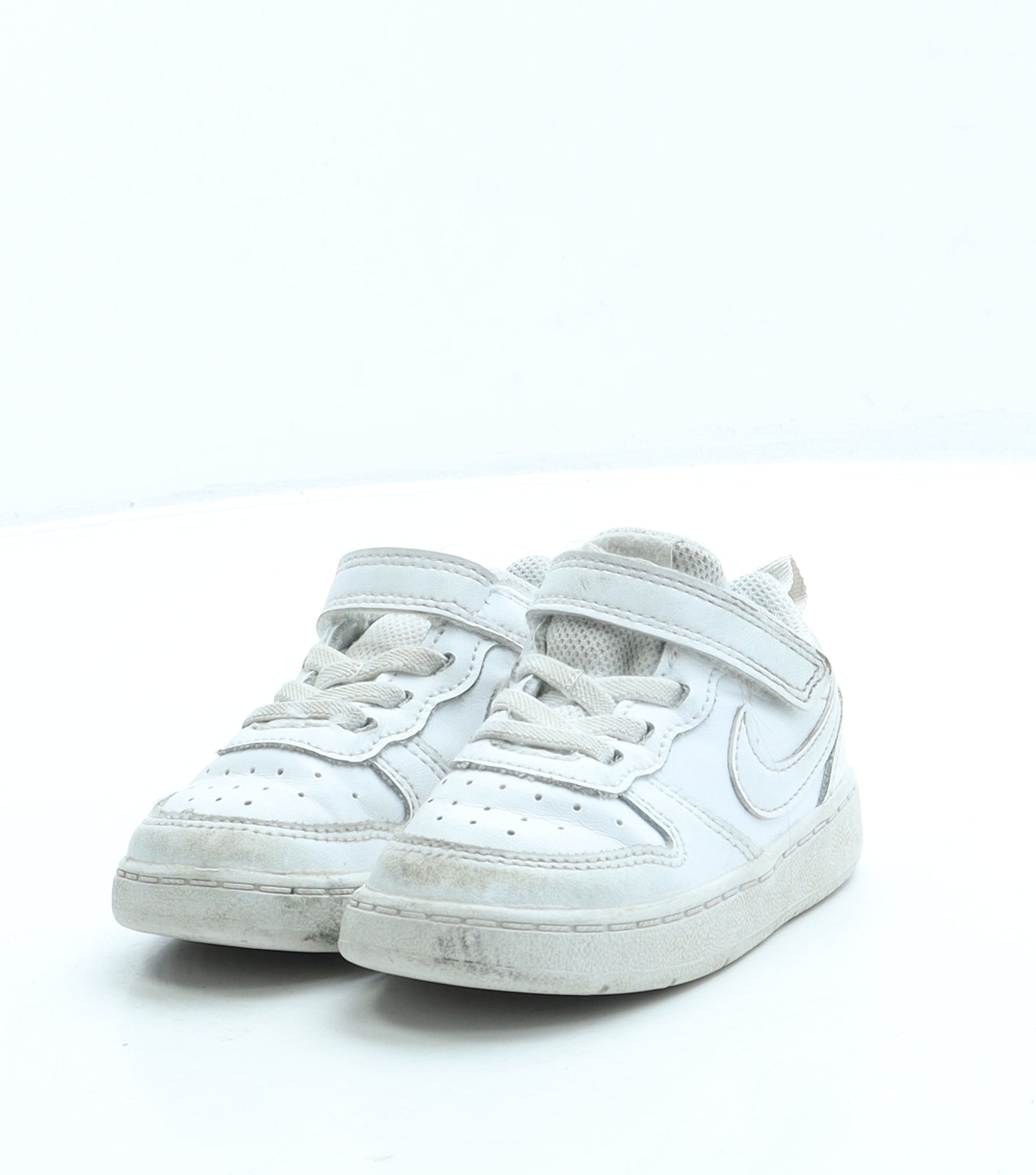 Nike Boys White Leather Trainer UK 5.5 22 - Air Force 1