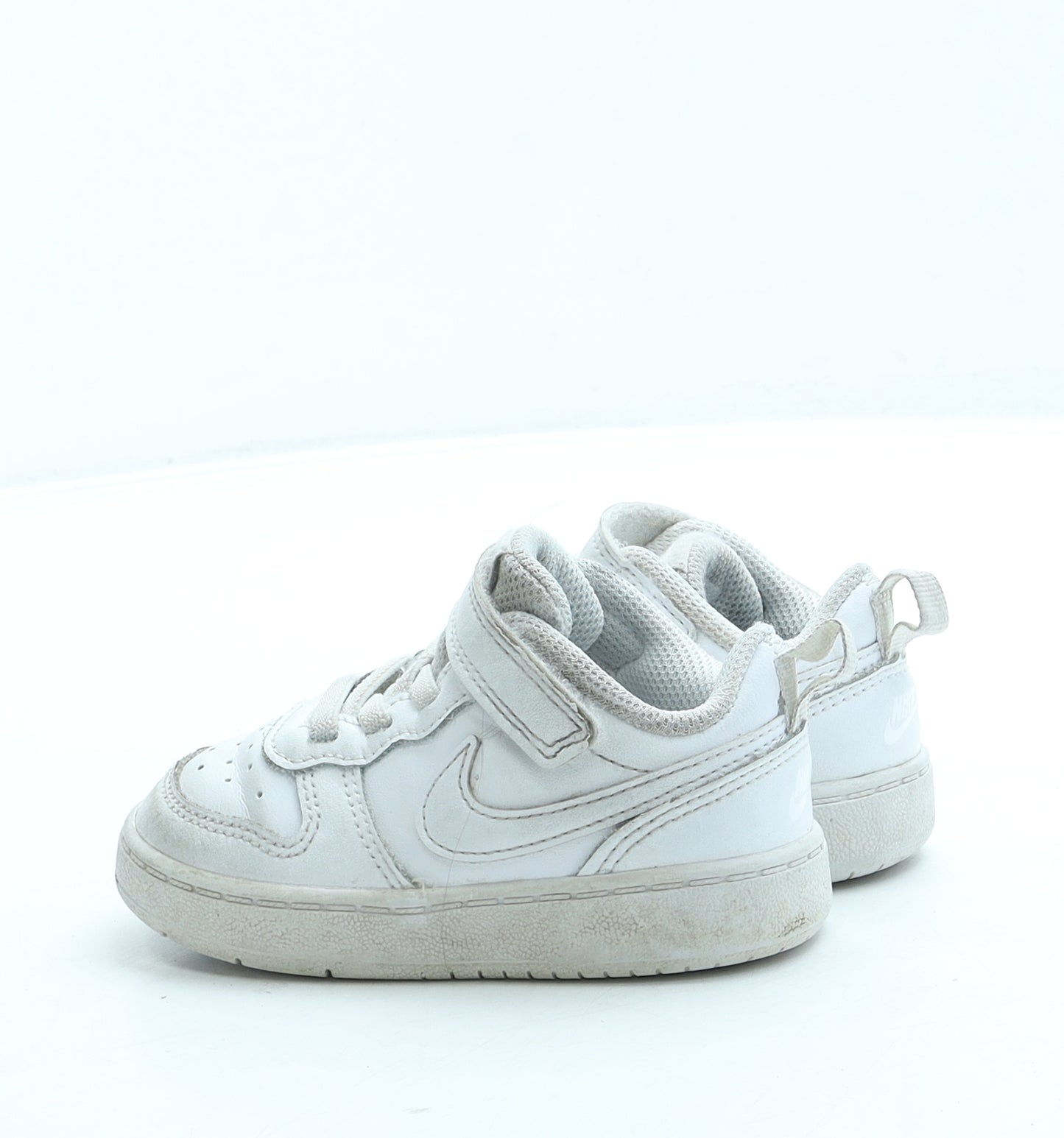 Nike Boys White Leather Trainer UK 5.5 22 - Air Force 1