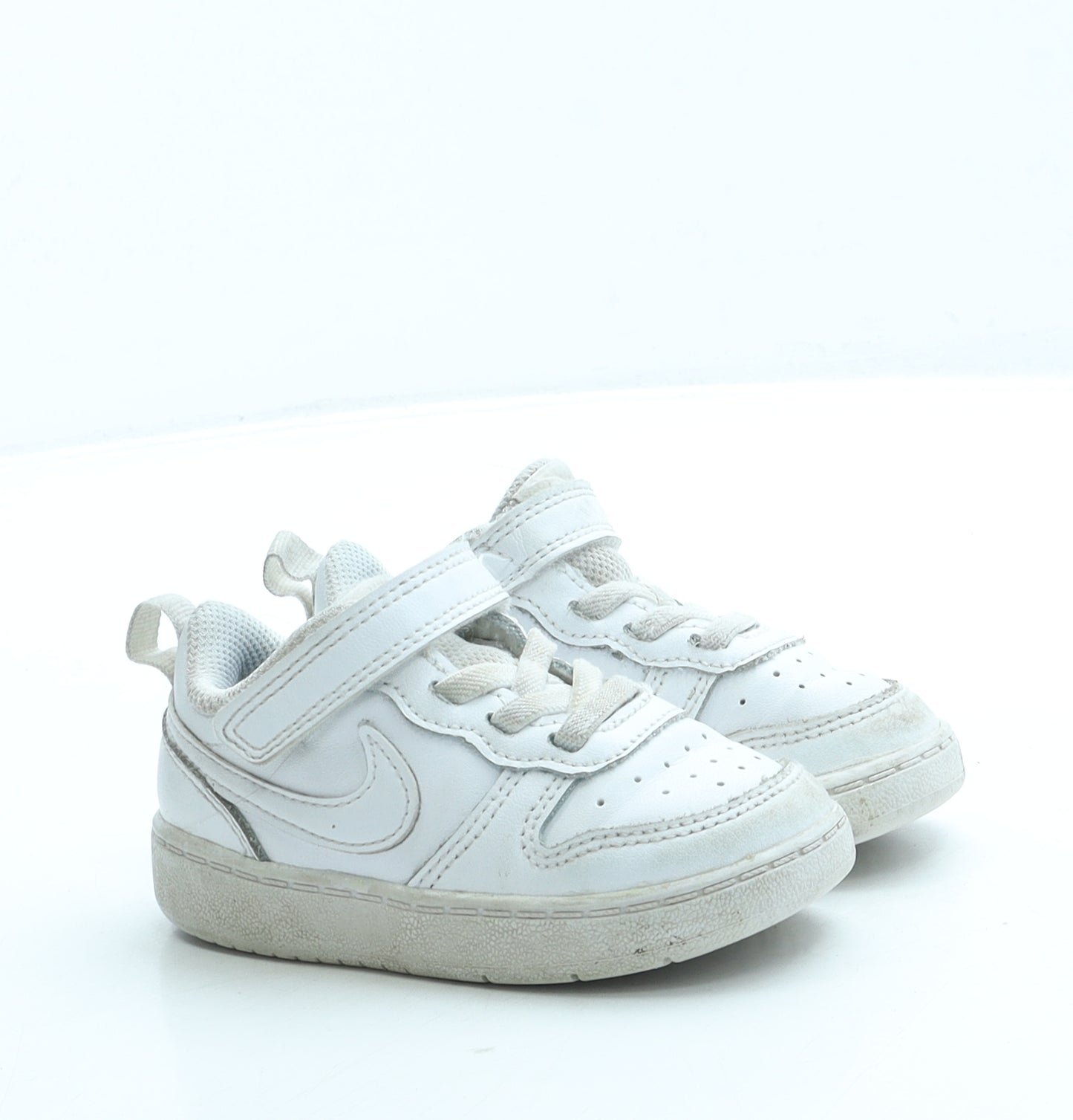 Nike Boys White Leather Trainer UK 5.5 22 - Air Force 1