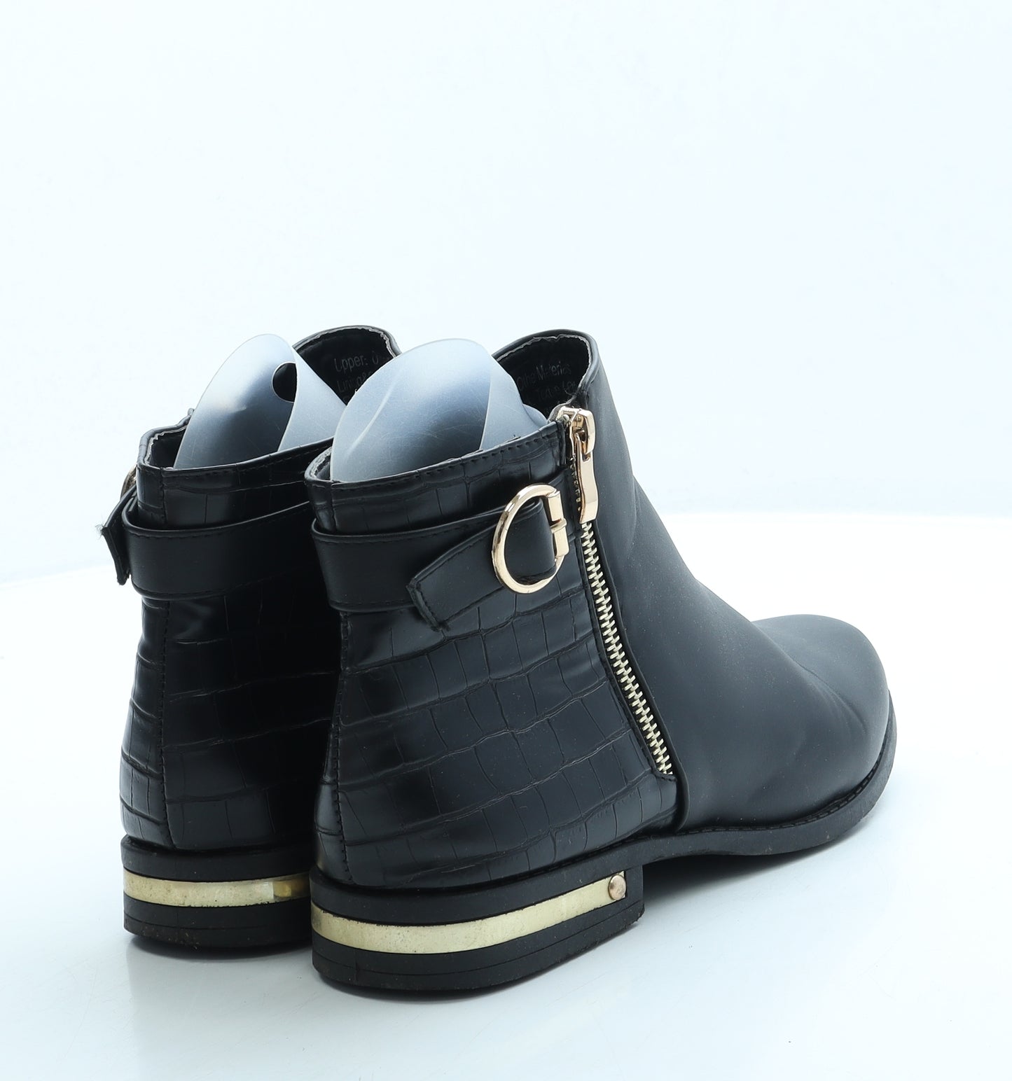 Studio Womens Black Leather Chelsea Boot UK 7 40