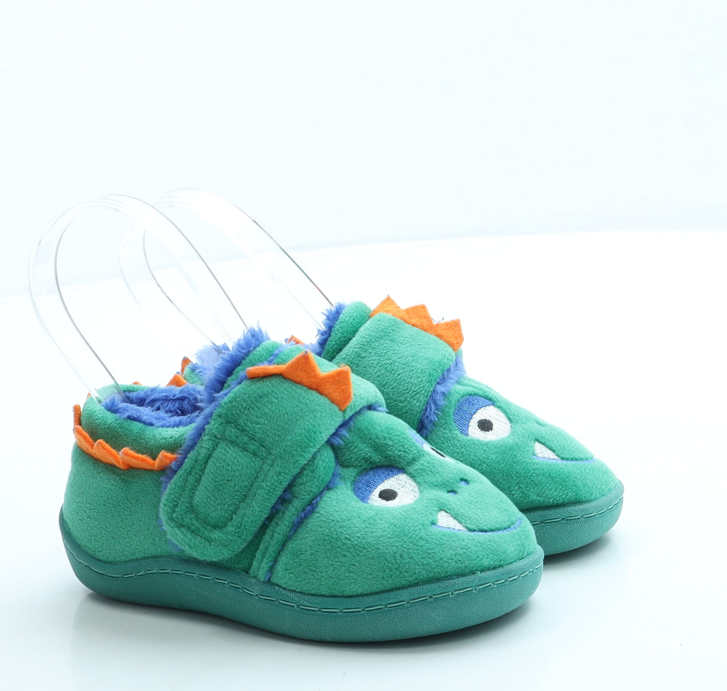 TU Boys Green Polyester Slip On Slipper UK 10 - Monster