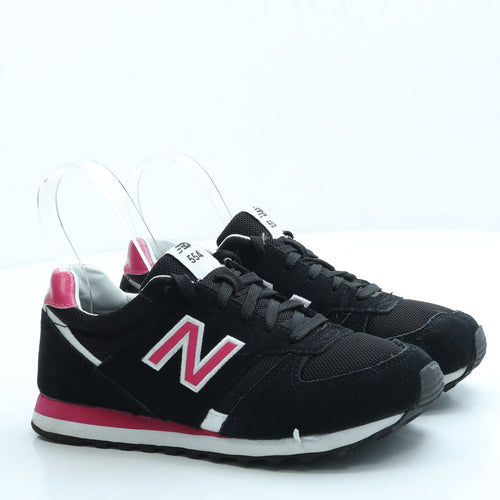 New Balance Womens Black Polyester Trainer UK 4.5 37