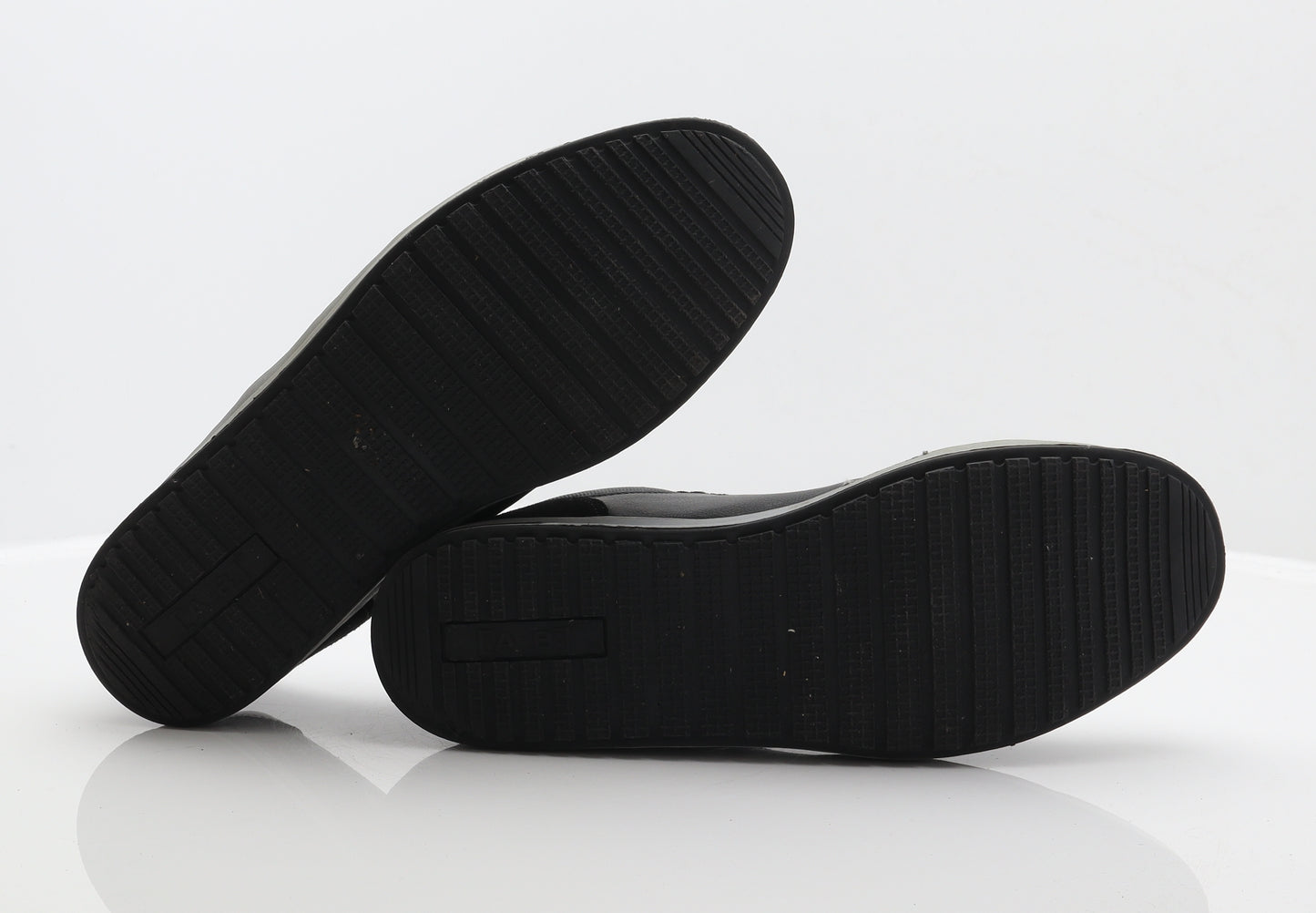 Arrigo Bello Mens Black Leather Trainer UK 10.5 45