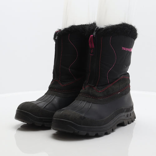 Trespass Womens Black Synthetic Snow Boot Boot UK 5 38
