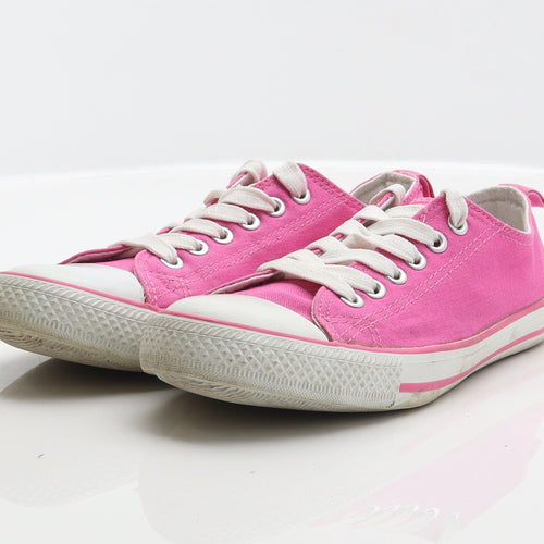 Atmosphere Womens Pink Fabric Trainer UK 4 37
