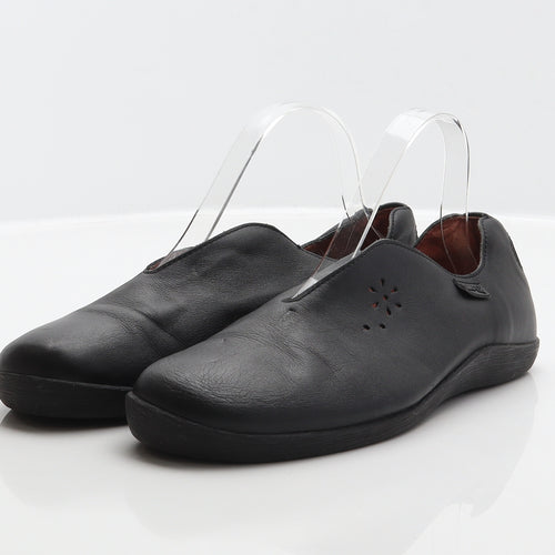 Camper Womens Black Leather Loafer Flat UK 5 38