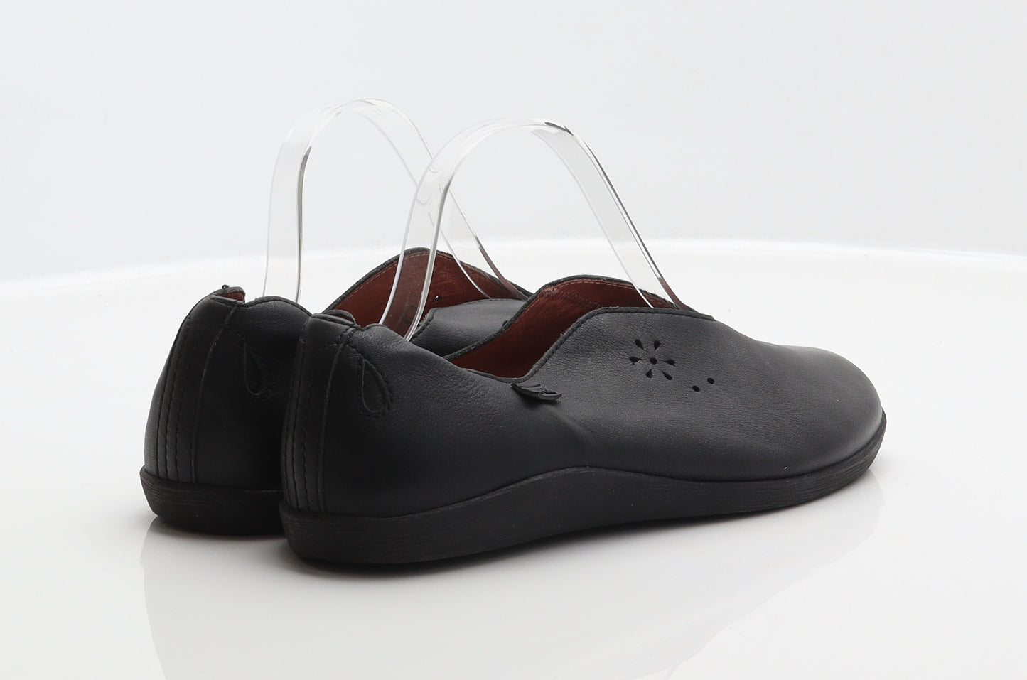 Camper Womens Black Leather Loafer Flat UK 5 38