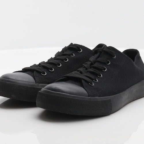 Vty Womens Black Fabric Trainer UK 5 38