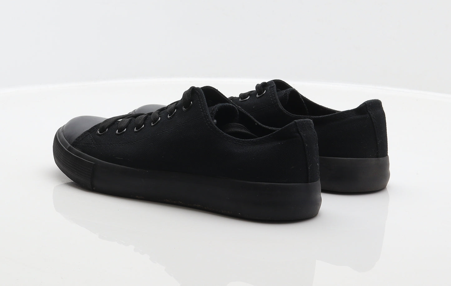 Vty Womens Black Fabric Trainer UK 5 38