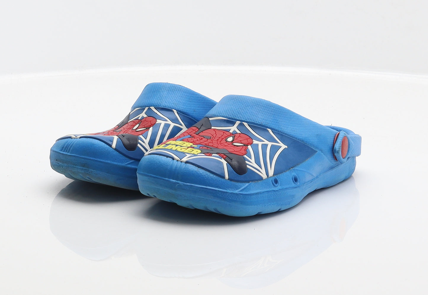 Juju Boys Blue Synthetic Clog Casual UK 13 - Spiderman design