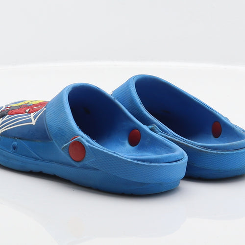 Juju Boys Blue Synthetic Clog Casual UK 13 - Spiderman design