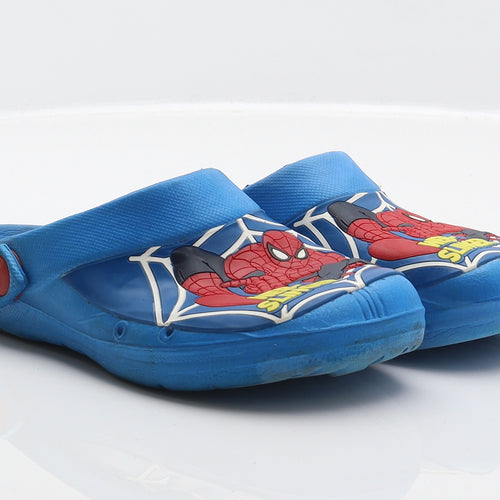 Juju Boys Blue Synthetic Clog Casual UK 13 - Spiderman design