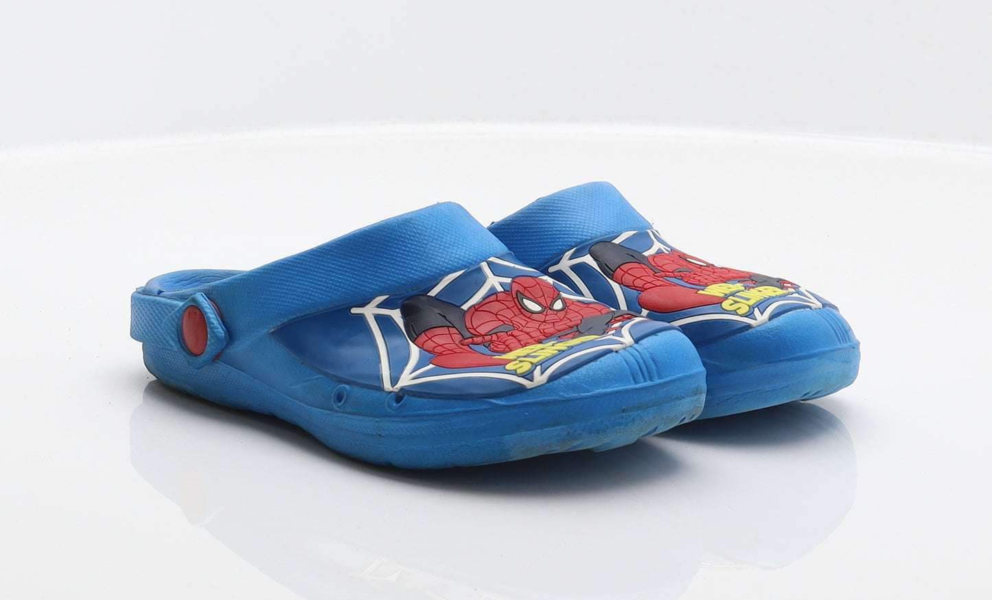 Juju Boys Blue Synthetic Clog Casual UK 13 - Spiderman design