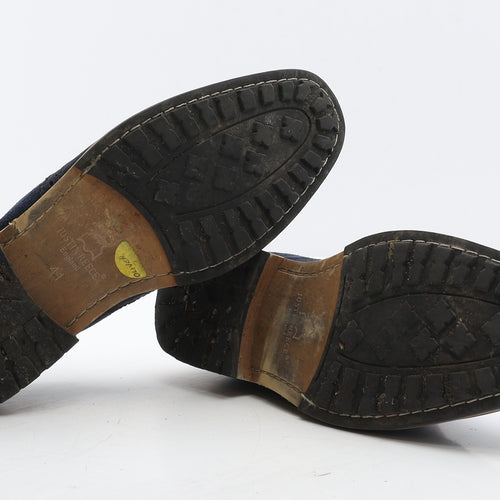 Justin Reece Mens Blue Leather Brogue Dress UK 7 41