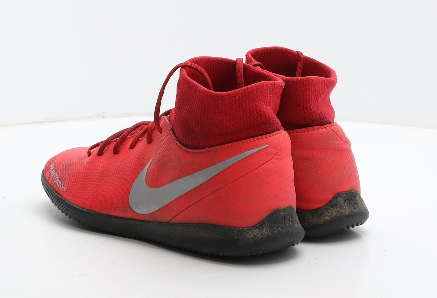 Nike Mens Red Leather Trainer UK 8 42.5 - Astro turf boots PhantomVSN