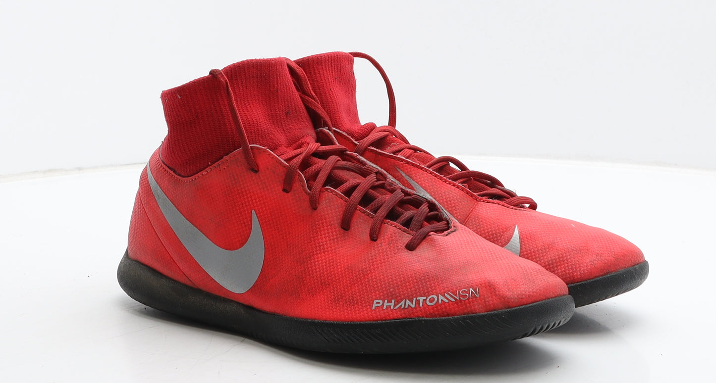 Nike Mens Red Leather Trainer UK 8 42.5 - Astro turf boots PhantomVSN