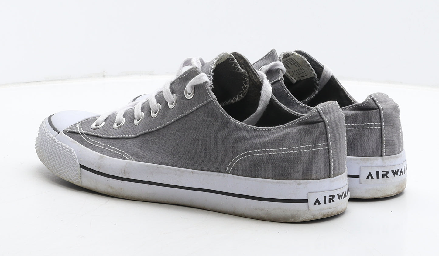 AIRWALK Mens Grey Fabric Trainer UK 8 42