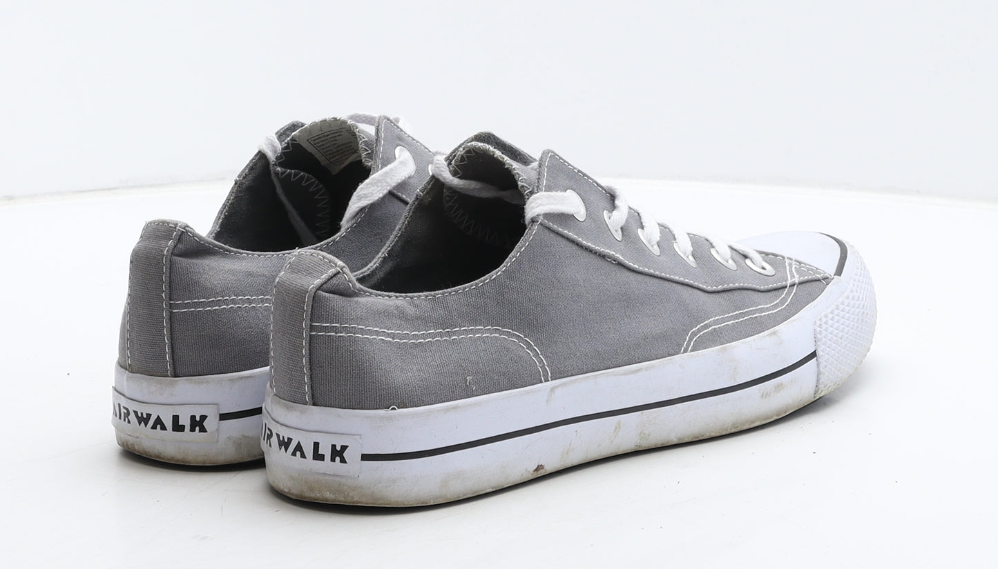 AIRWALK Mens Grey Fabric Trainer UK 8 42