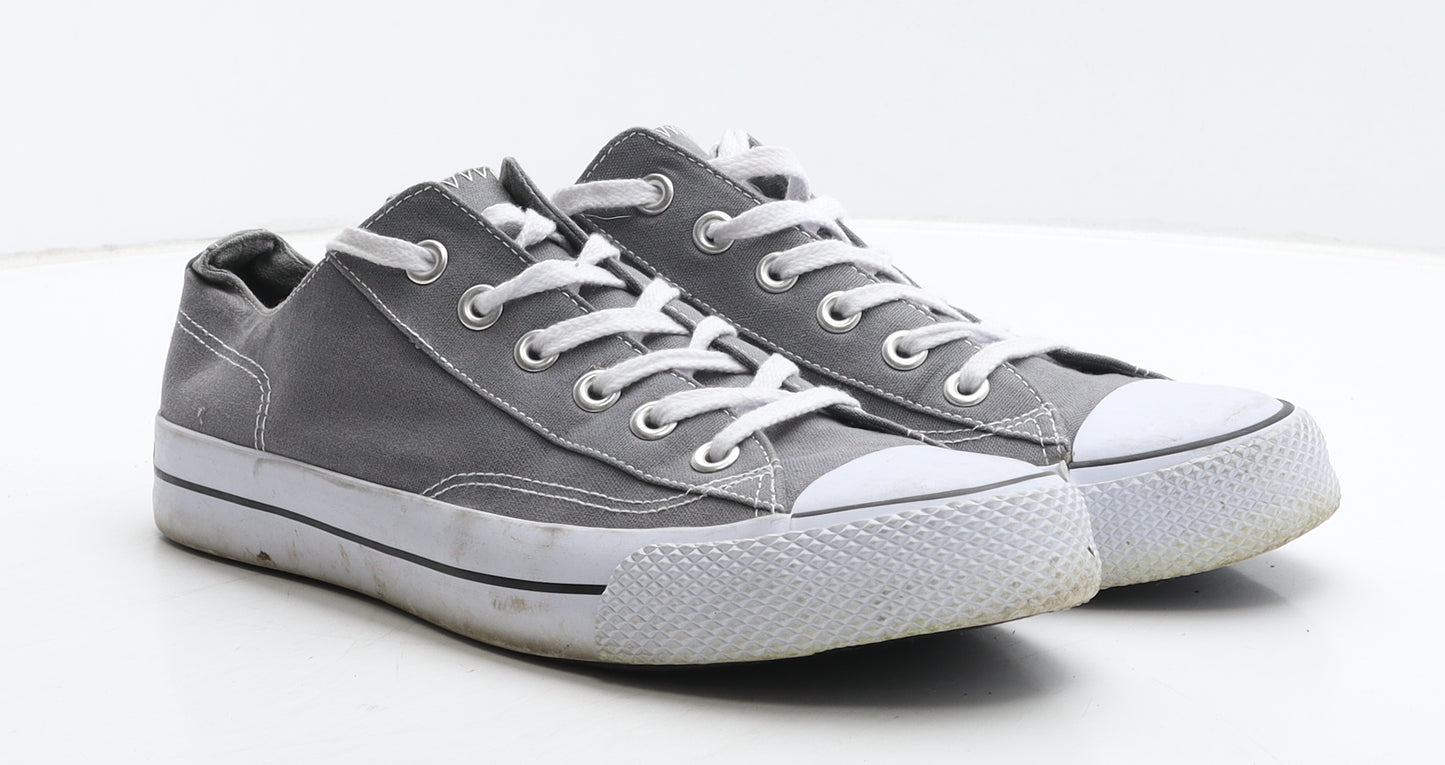 AIRWALK Mens Grey Fabric Trainer UK 8 42