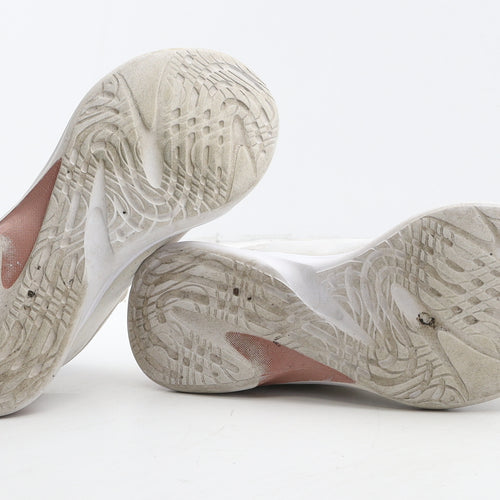 PUMA Womens Beige Geometric Fabric Trainer UK 4.5 37.5