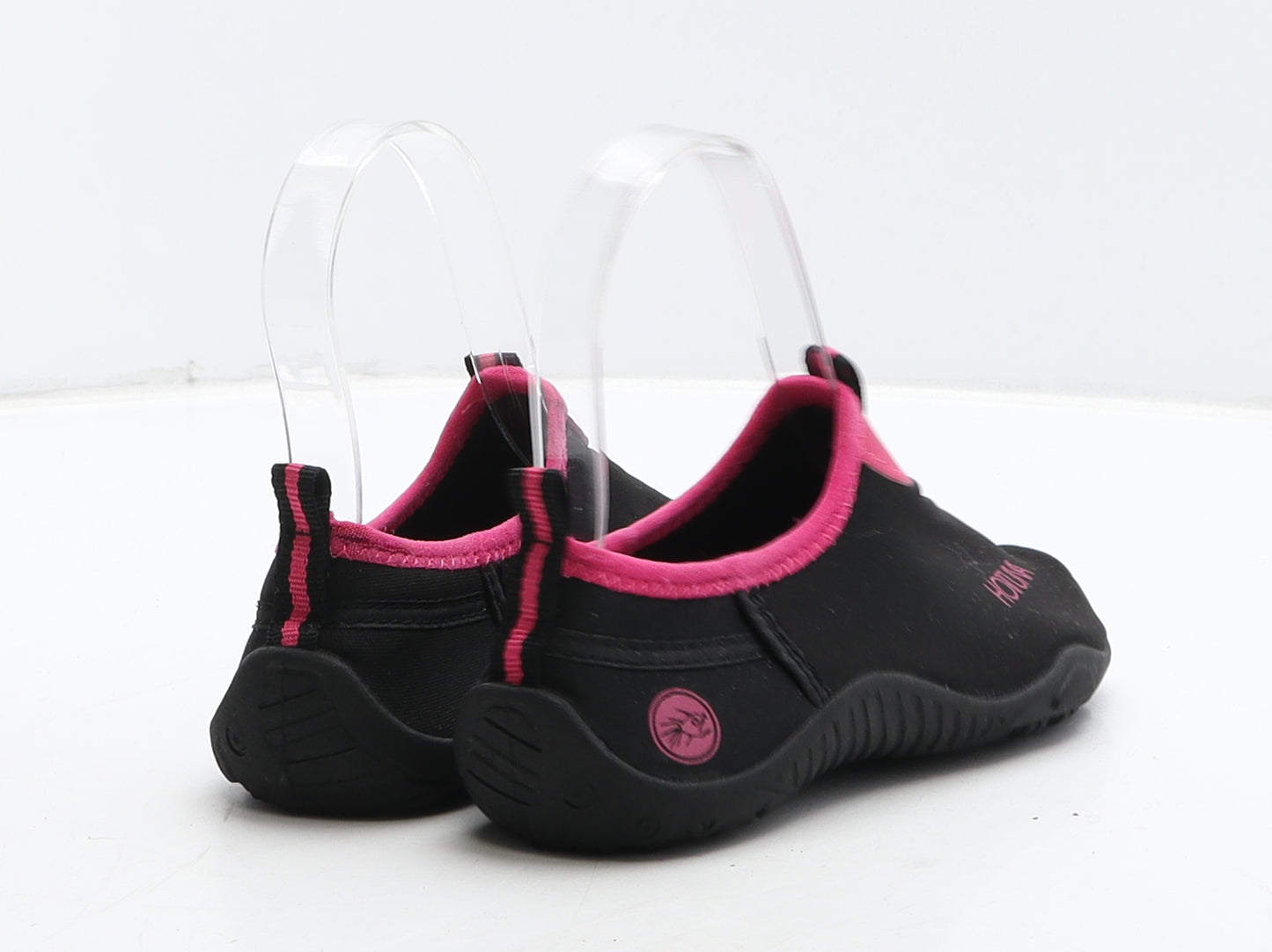 Hot Tuna Girls Black Synthetic Trainer UK 11 29 - Aqua Shoes