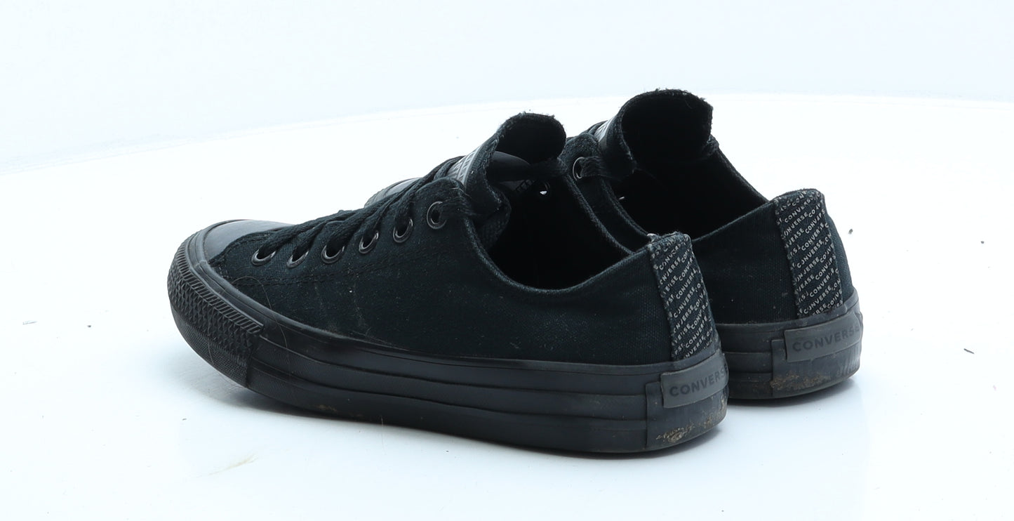 Converse Womens Black Fabric Trainer UK 4 37
