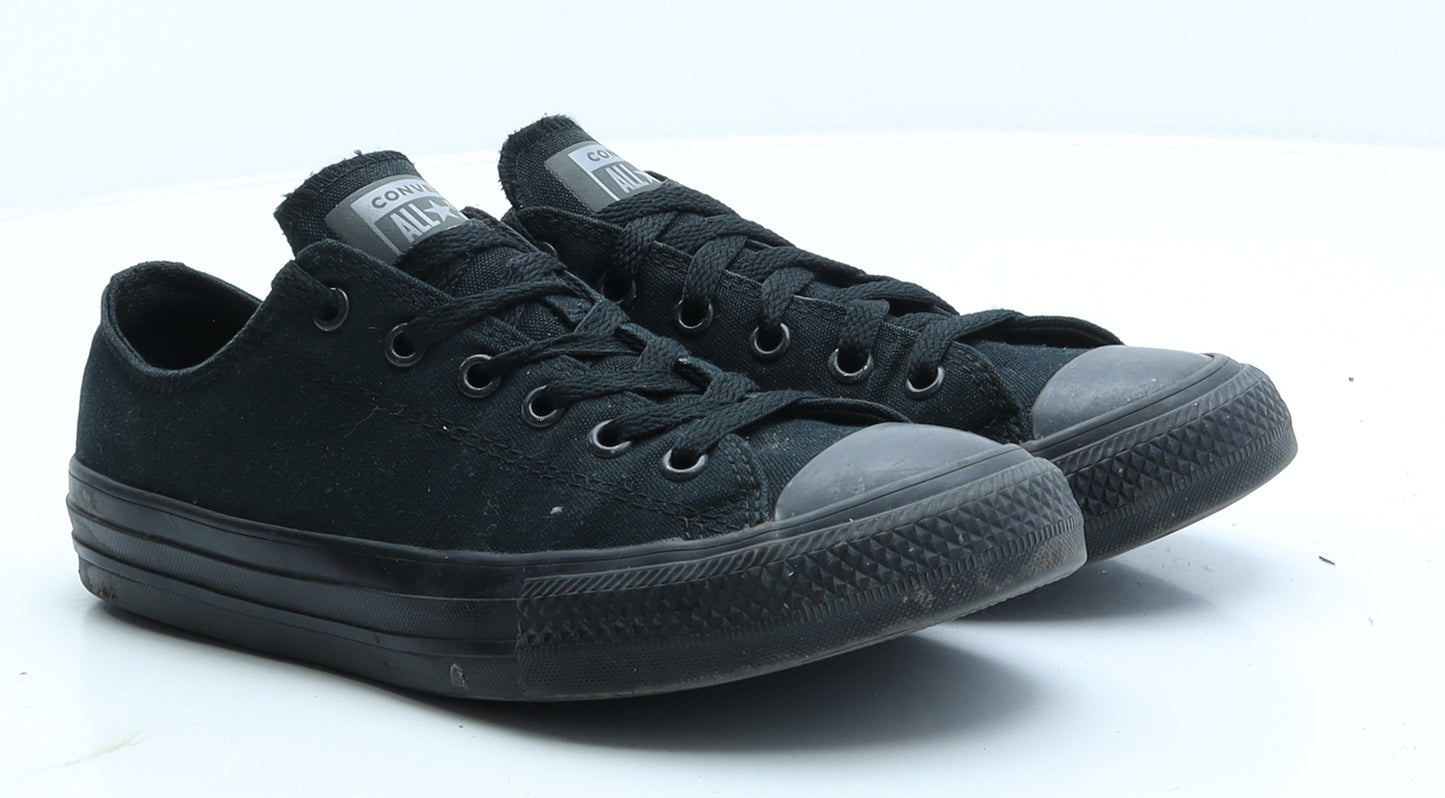Converse Womens Black Fabric Trainer UK 4 37