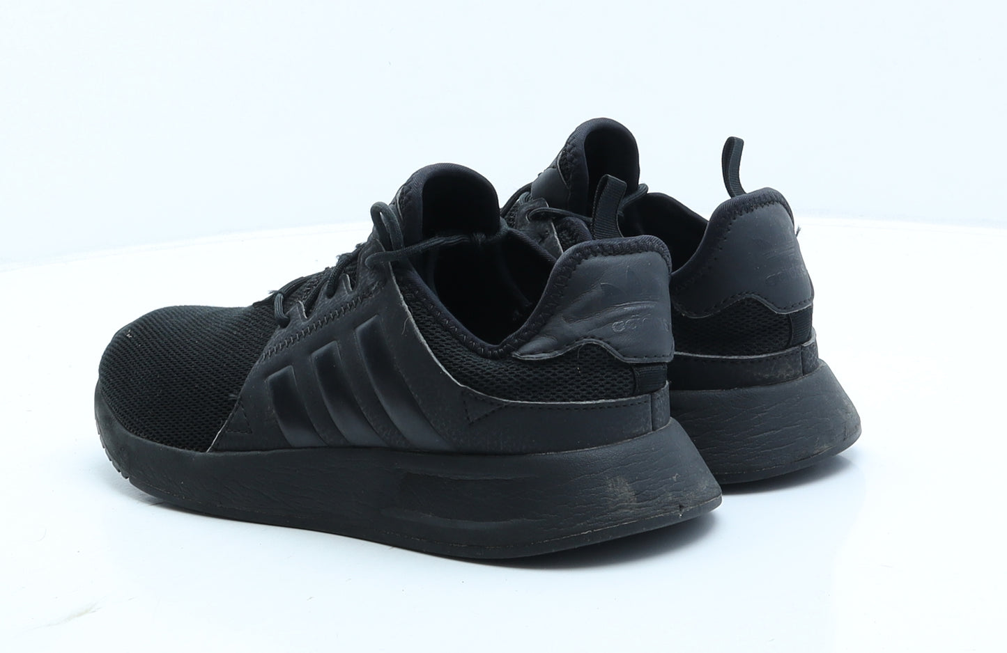 adidas Womens Black Striped Fabric Trainer UK 5.5 38.5