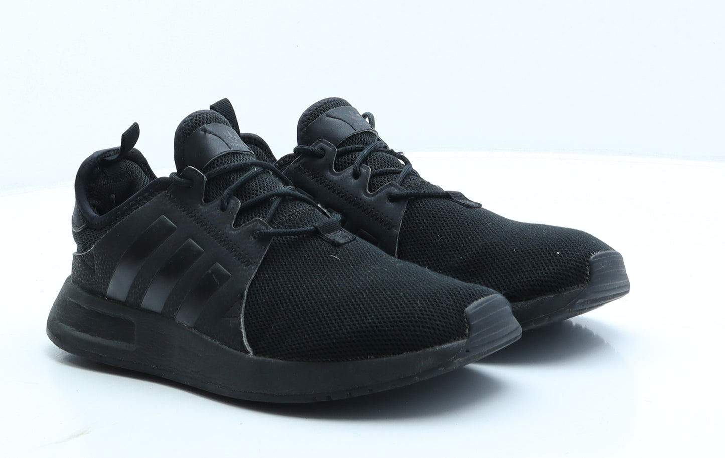 adidas Womens Black Striped Fabric Trainer UK 5.5 38.5