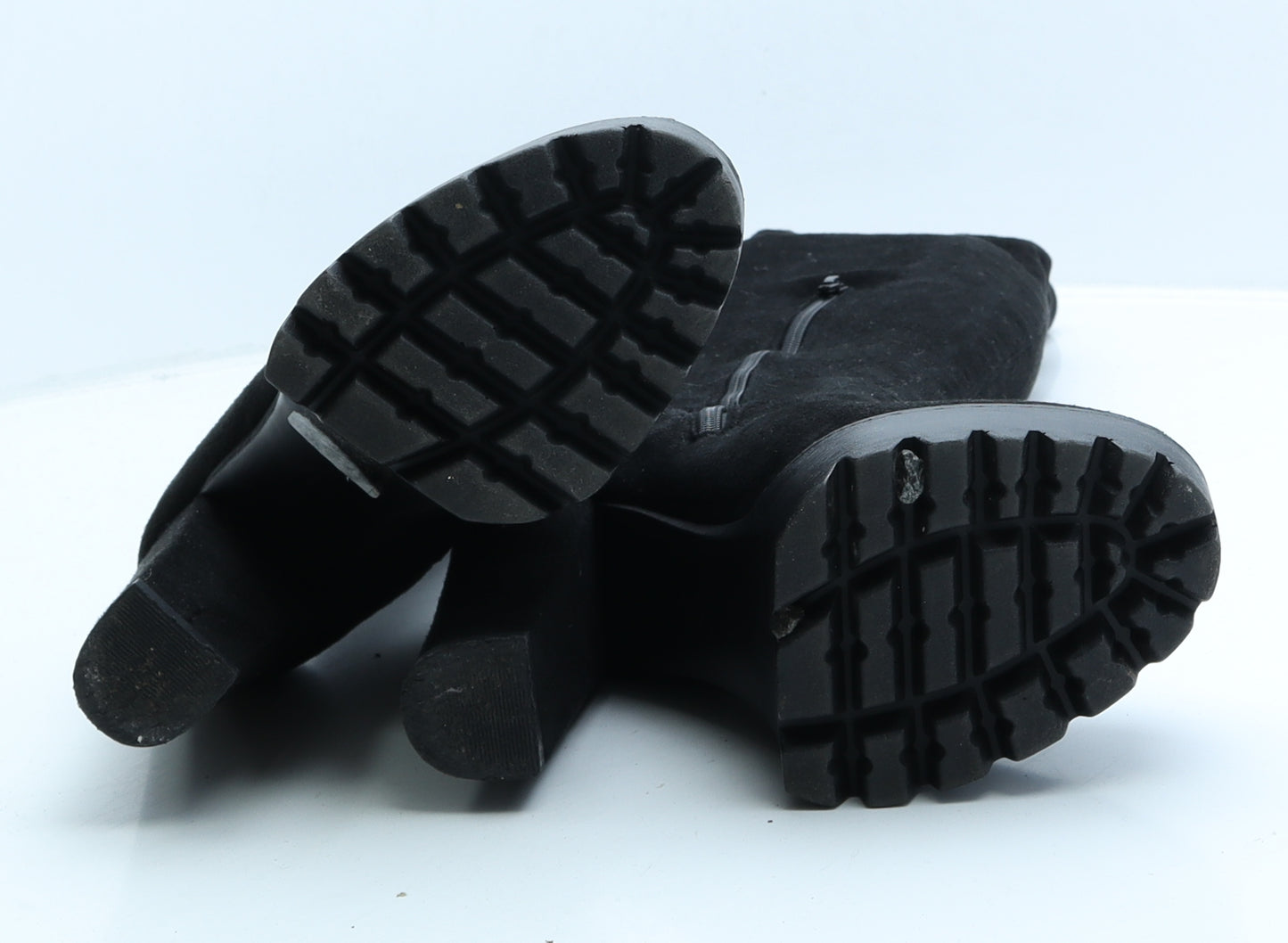 Koi Couture Womens Black Suede Slip On Boot UK 4 37