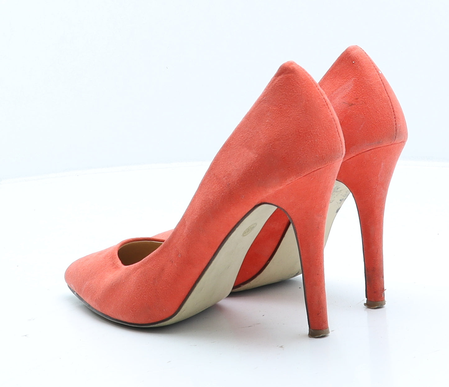 Atmosphere Womens Red Suede Court Heel UK 4 37