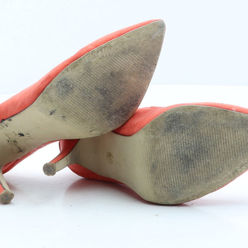 Atmosphere Womens Red Suede Court Heel UK 4 37