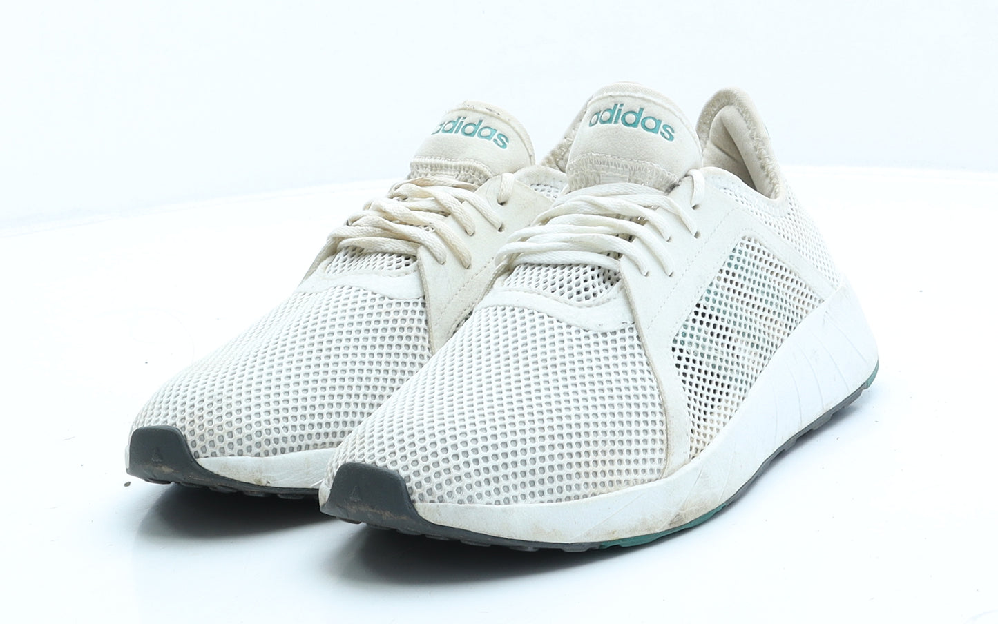 adidas Womens White Fabric Trainer UK 7 40.5