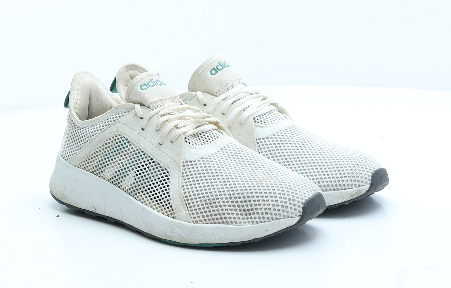 adidas Womens White Fabric Trainer UK 7 40.5