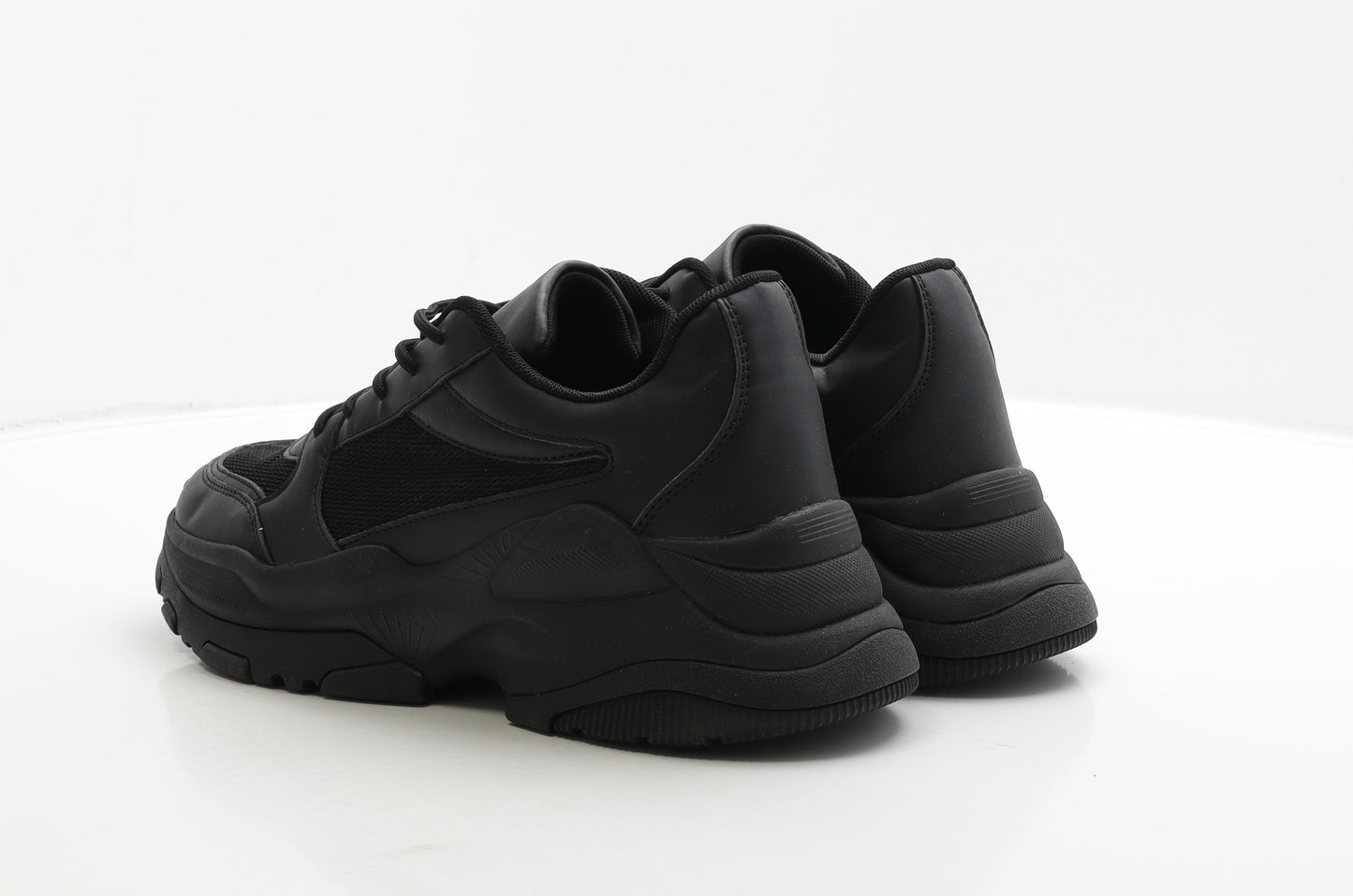 ASOS Mens Black Polyester Trainer UK 10