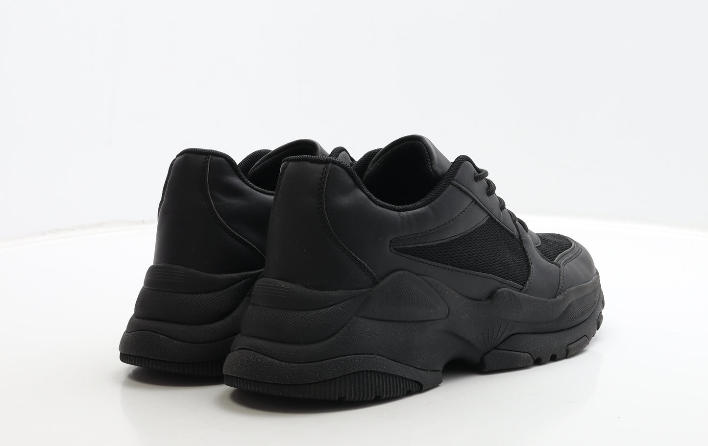 ASOS Mens Black Polyester Trainer UK 10