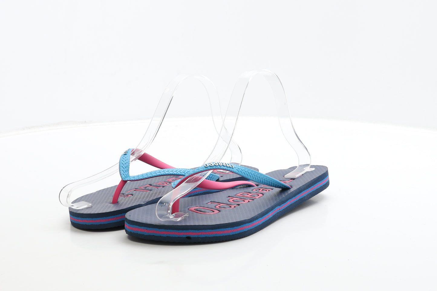 Oddballs Womens Blue Rubber Thong Sandal UK 5 38