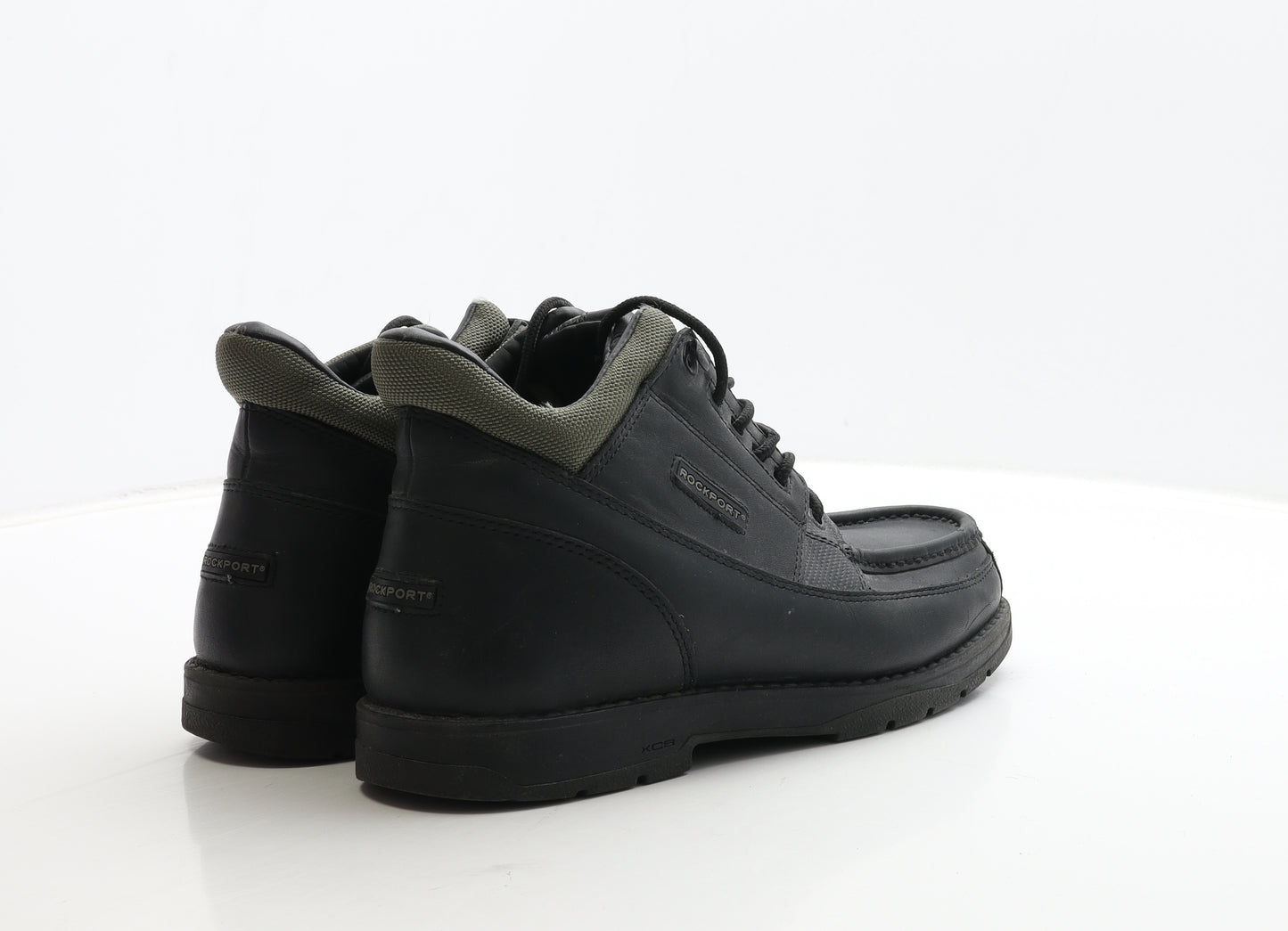 Rockport Mens Black Leather Bootie Boot UK 9 43