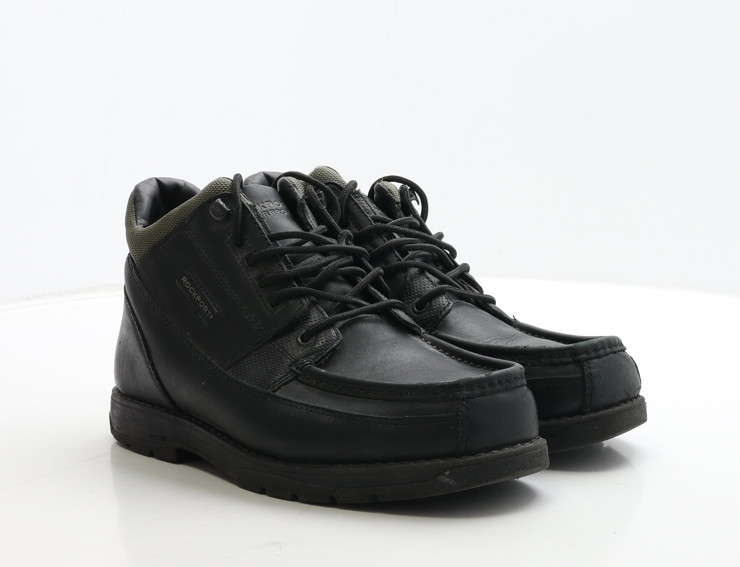 Rockport Mens Black Leather Bootie Boot UK 9 43