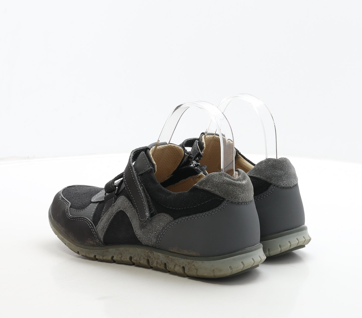 Damart Womens Grey Leather Trainer UK 6 39
