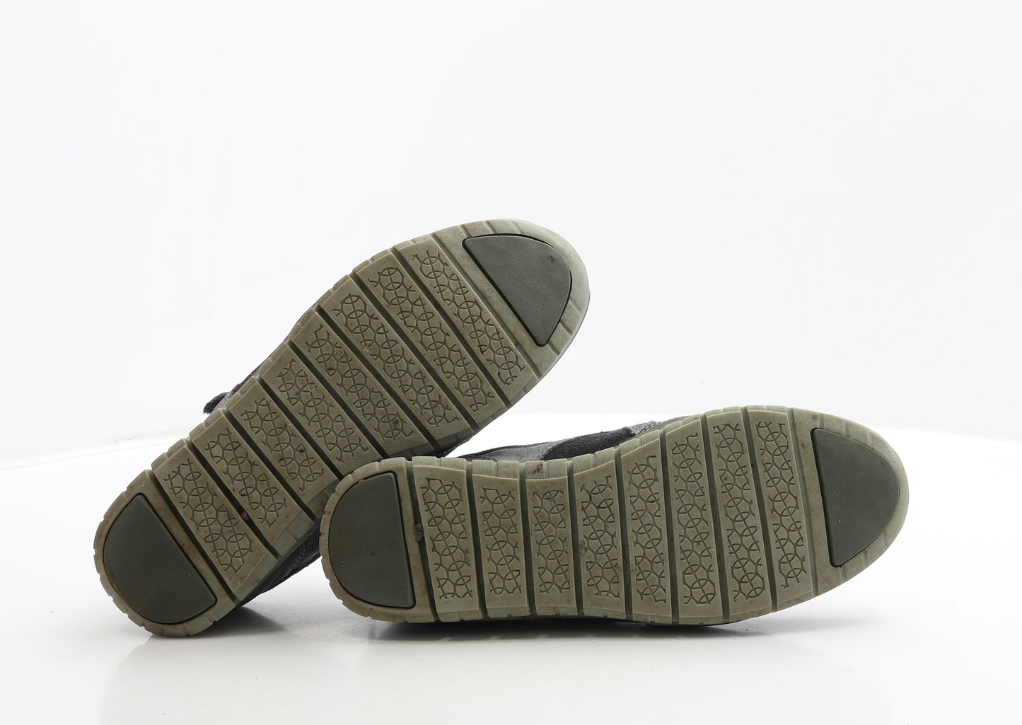 Damart Womens Grey Leather Trainer UK 6 39