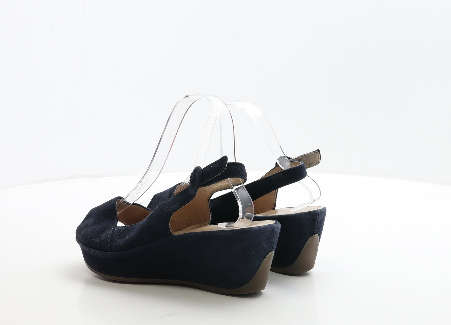 Freeflex Womens Blue Suede Slingback Heel UK 6 39