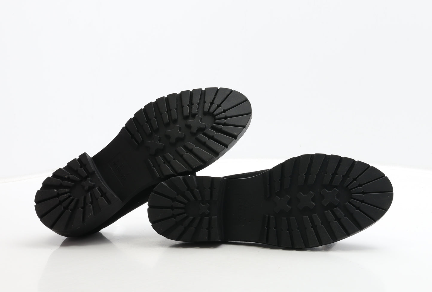 Primark Womens Black Suede Loafer Casual UK 5 38