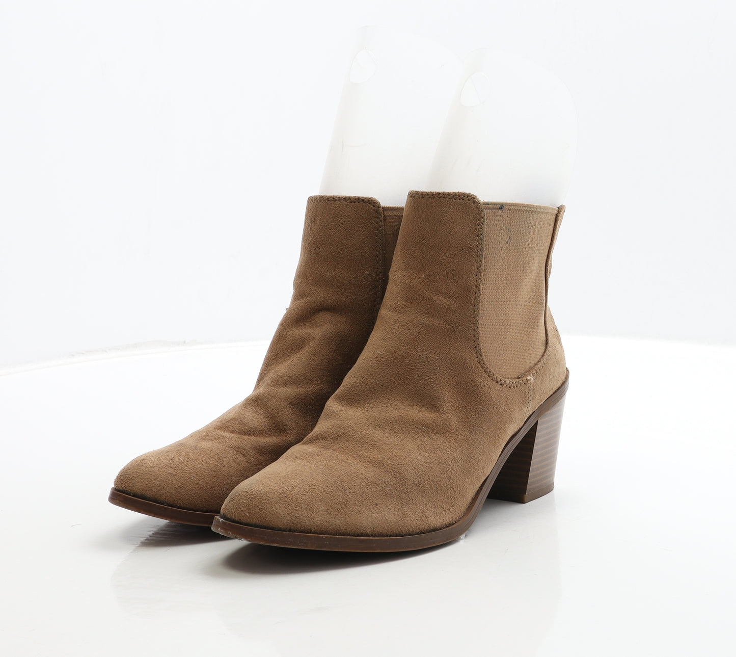 Lipstik Womens Brown Suede Chelsea Boot UK 8